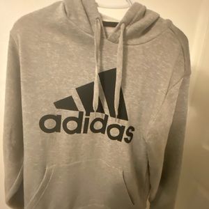 Fuzzy adidas hoodie
